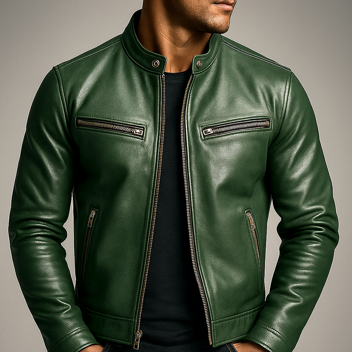 Chaqueta de Cuero Vintage