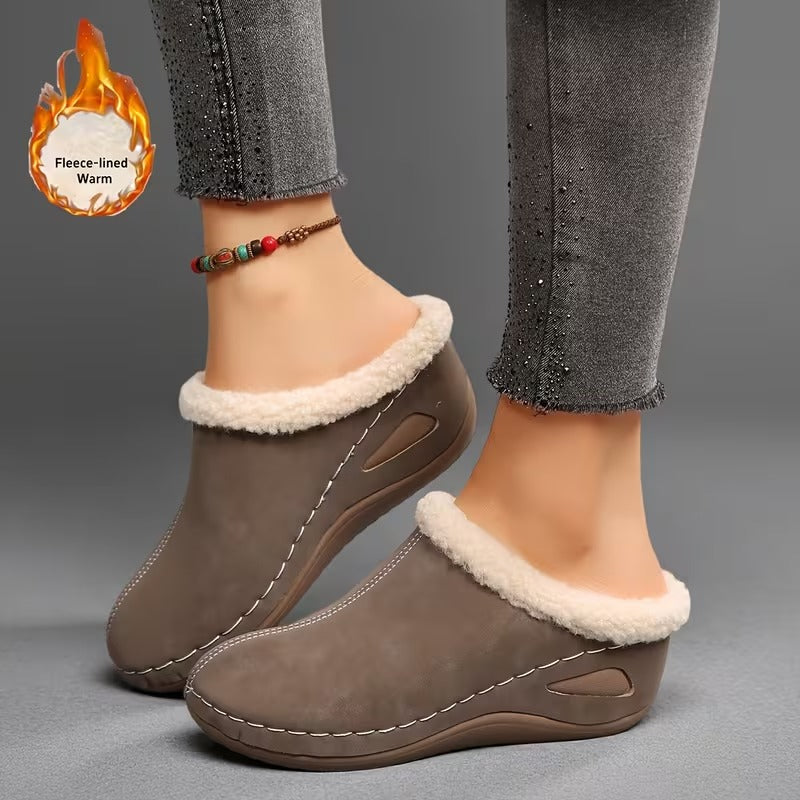 Evelyn – Mocasines Slip-On con Forro de Felpa para Mujer