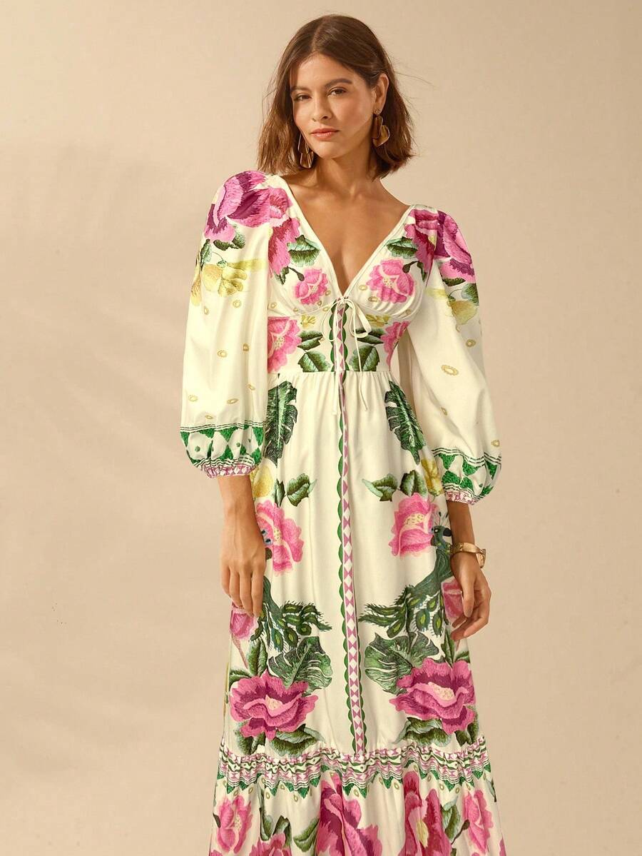 Breezy | Vestido Floral de Vacaciones