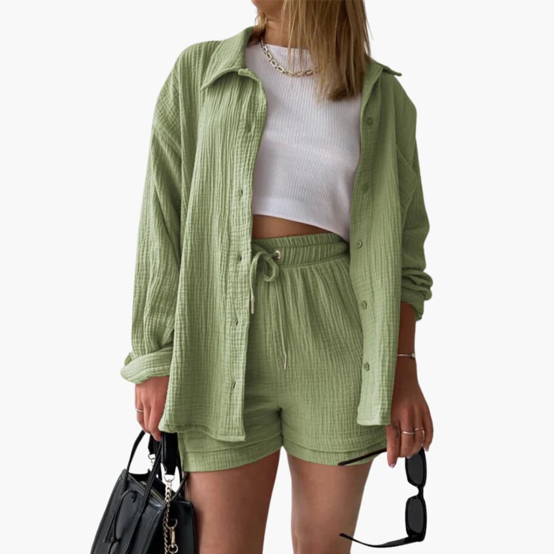 Tracy Conjunto Elegante de 2 Piezas Victoria