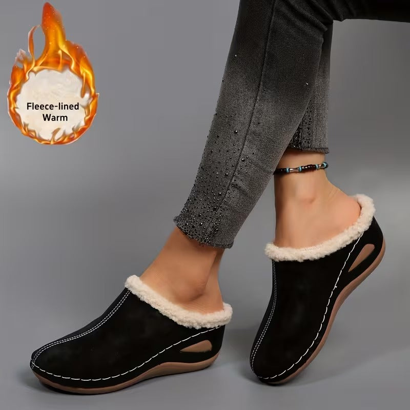 Evelyn – Mocasines Slip-On con Forro de Felpa para Mujer