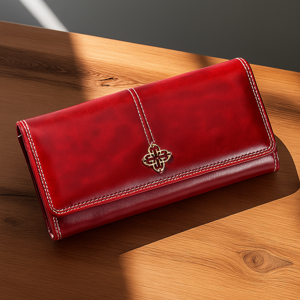 Moderna y Elegante Cartera Bifold de Eva