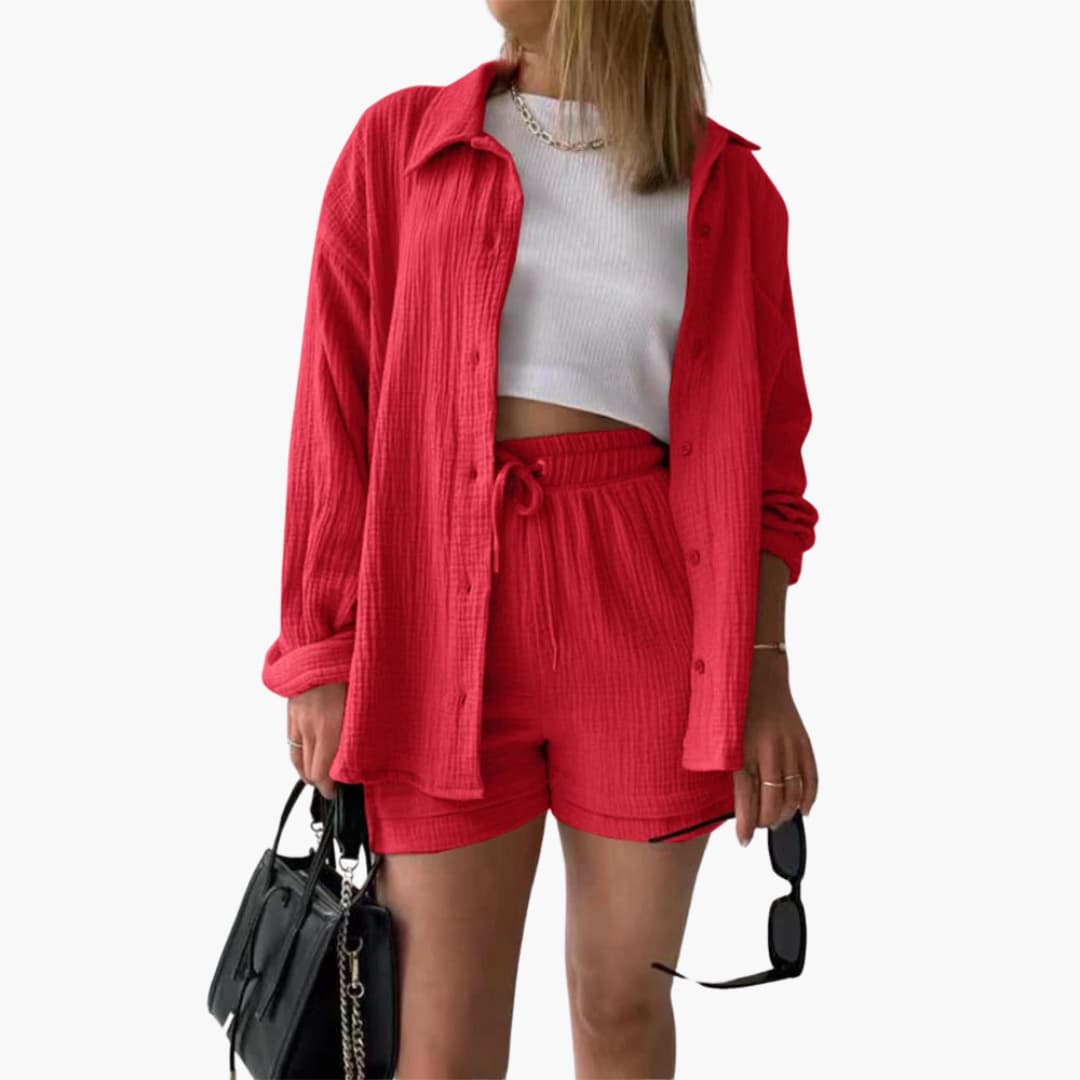 Tracy Conjunto Elegante de 2 Piezas Victoria