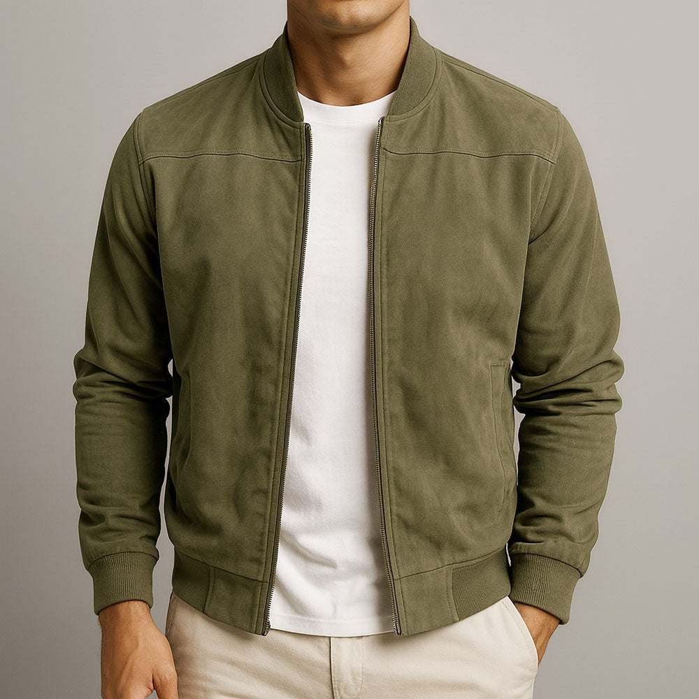 Rafael – Chaqueta de suede con elegancia atemporal