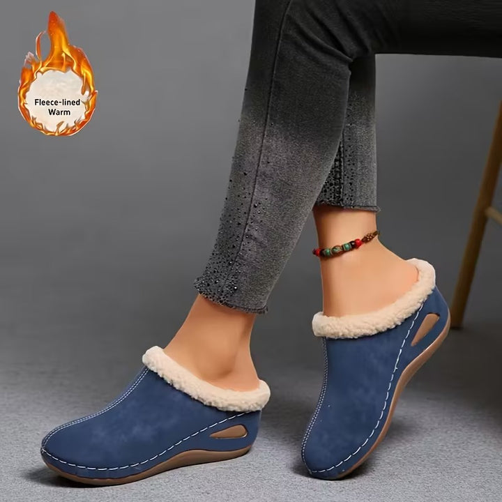 Evelyn – Mocasines Slip-On con Forro de Felpa para Mujer