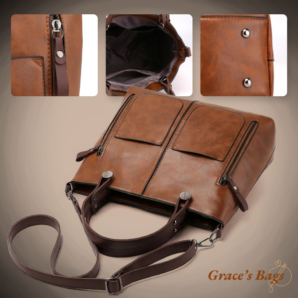 Bolso de hombro elegante y atemporal