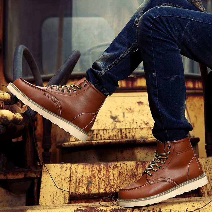 Emerson – Botas de Cuero Vintage con Estilo Atemporal