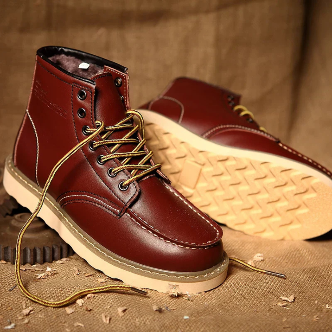 Emerson – Botas de Cuero Vintage con Estilo Atemporal