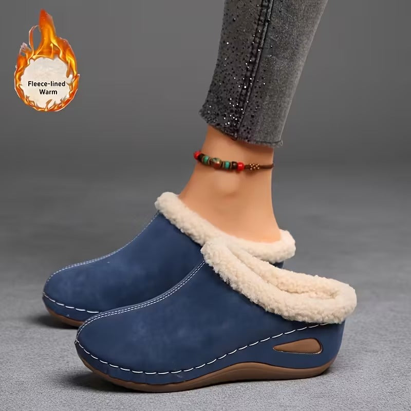Evelyn – Mocasines Slip-On con Forro de Felpa para Mujer