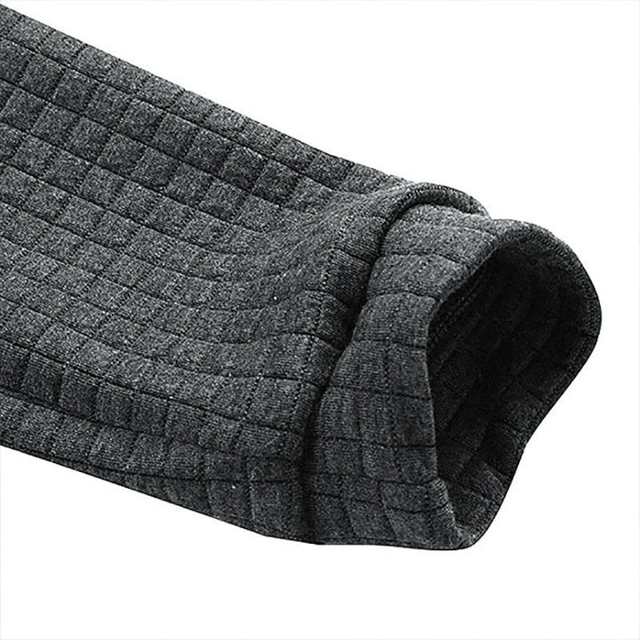 Sudadera acolchada con capucha para hombre, estilo waffle, ideal para deportes al aire libre