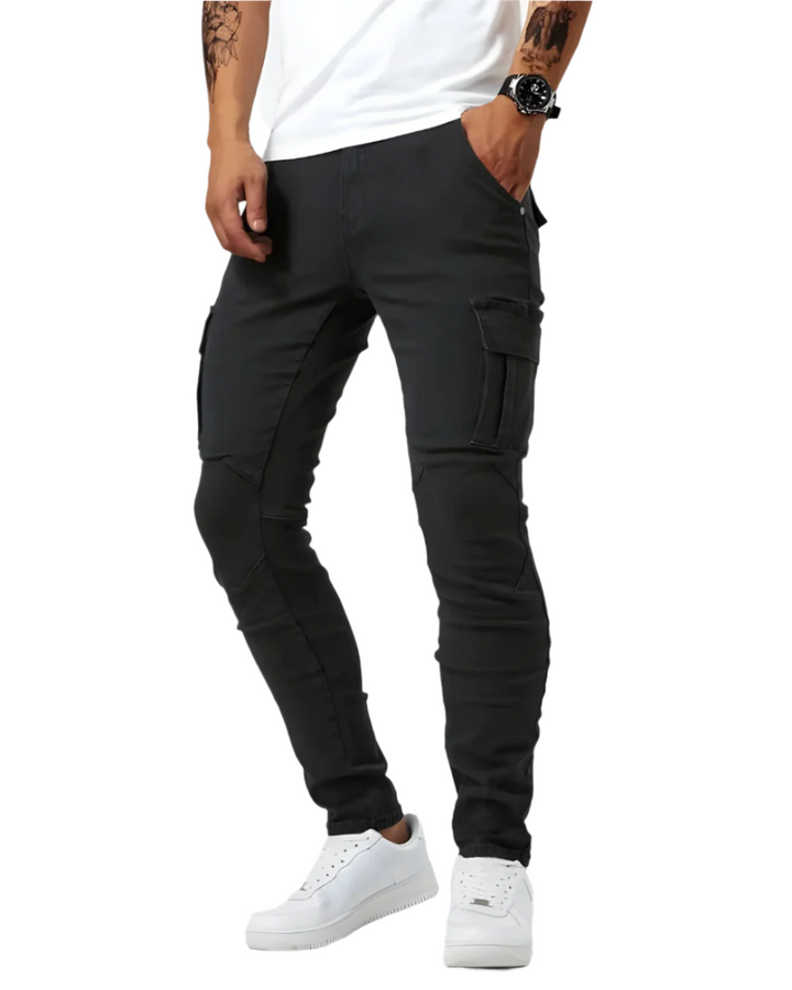 Martino™ | Pantalones cargo elasticizados Marino