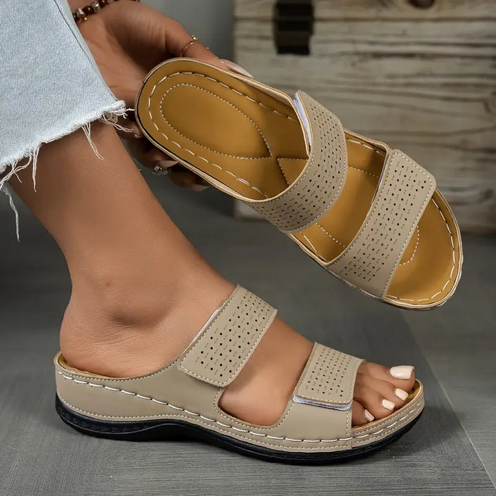 Sandalias ortopédicas diarias para mujer, transpirables y vacías