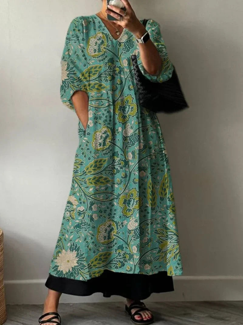 Paula Vestido Floral Elegante