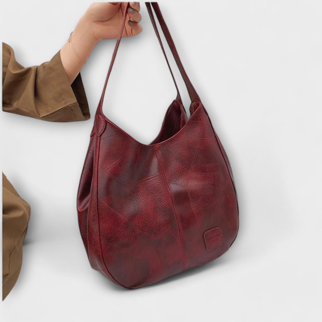 Bolsa de piel vintage elegante