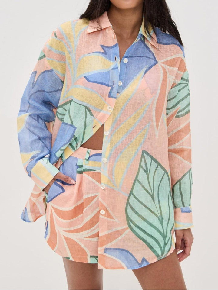 Alana – Conjunto corto tropical y fresco