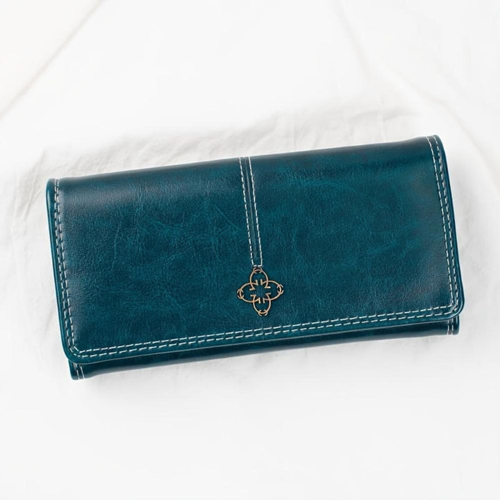 Moderna y Elegante Cartera Bifold de Eva