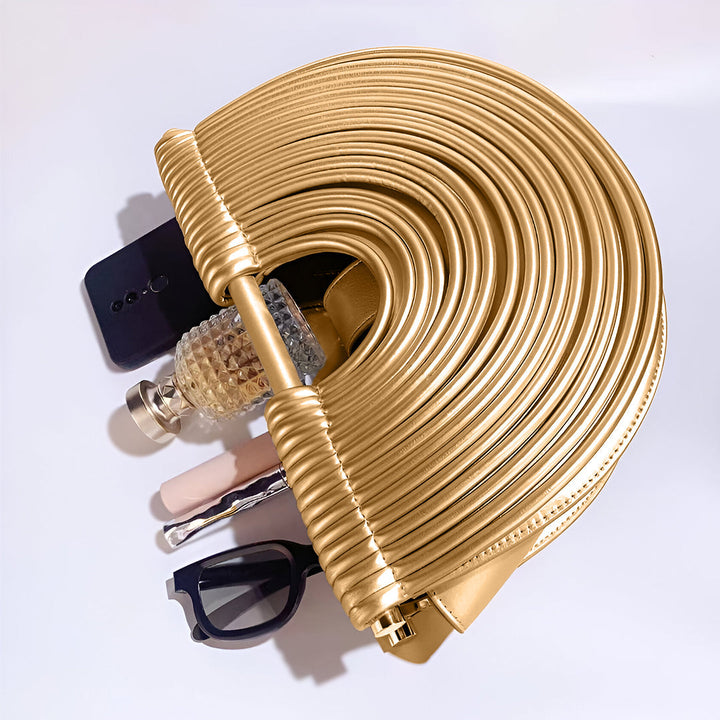 Seren | Bolso Escultural Metálico Elegante