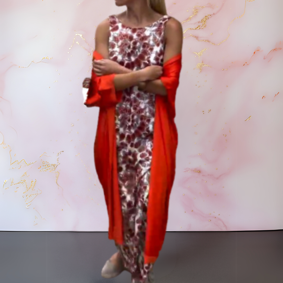 Melanie Vestido Elegante con Cárdigan