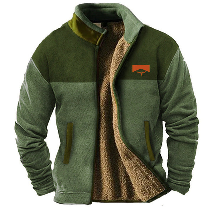 Chaqueta Casual de Forro Polar para Hombre