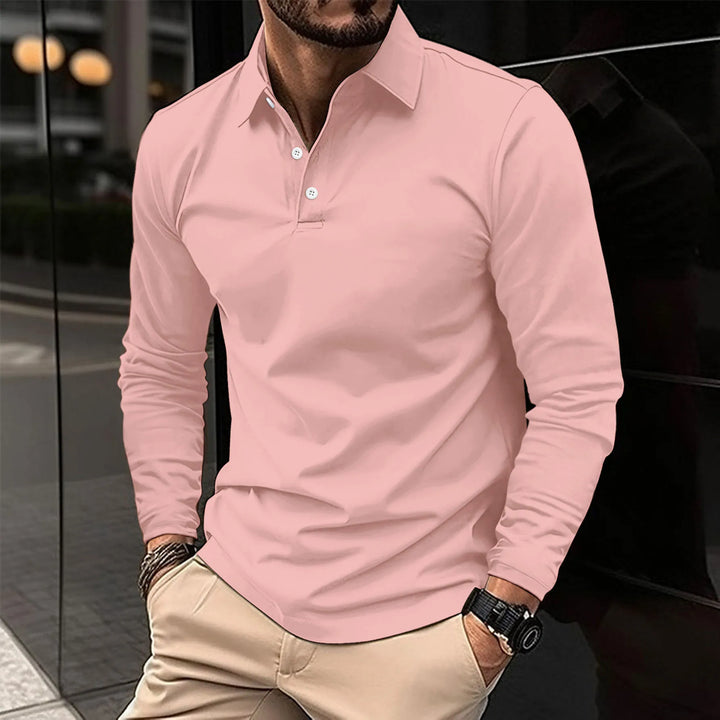 Ethan™ | Polo Casual de Manga Larga