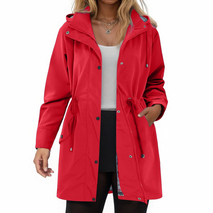 Iris – Chaqueta de lluvia ligera con capucha para mujer