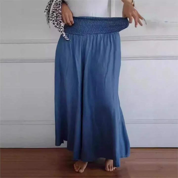 Pantalones Anchos con Cintura Ajustable