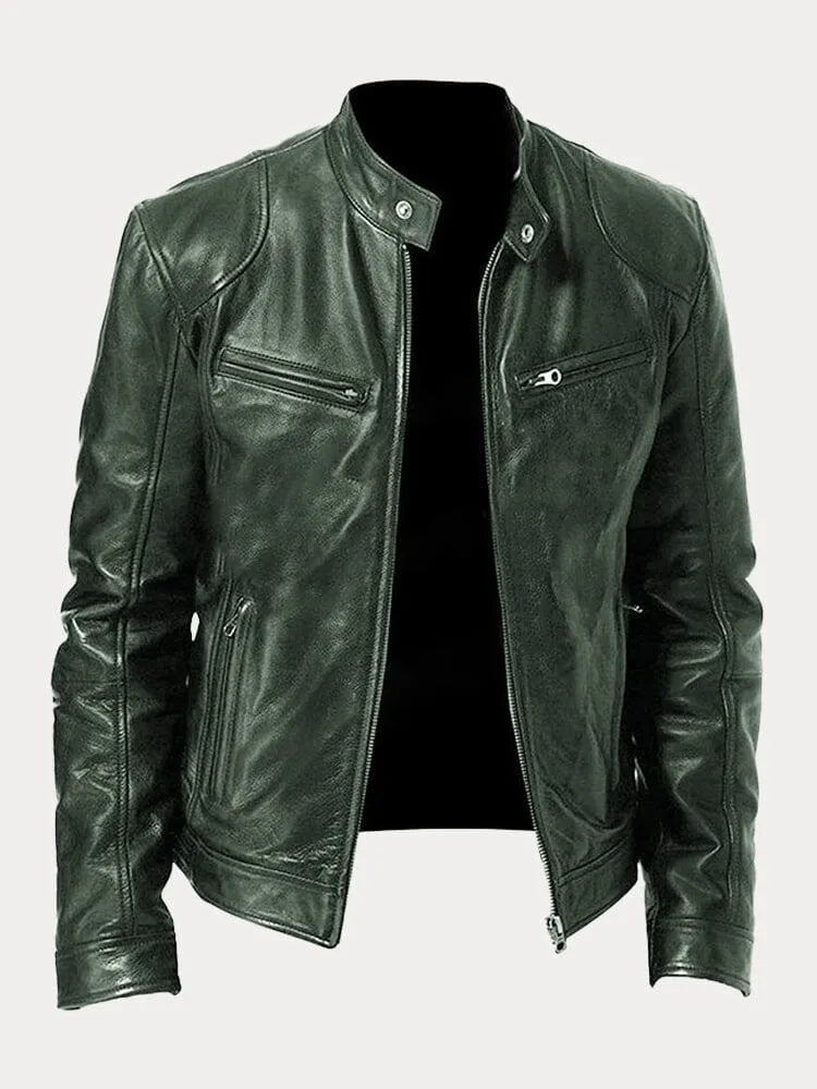Marco – Chaqueta de cuero con estilo atemporal