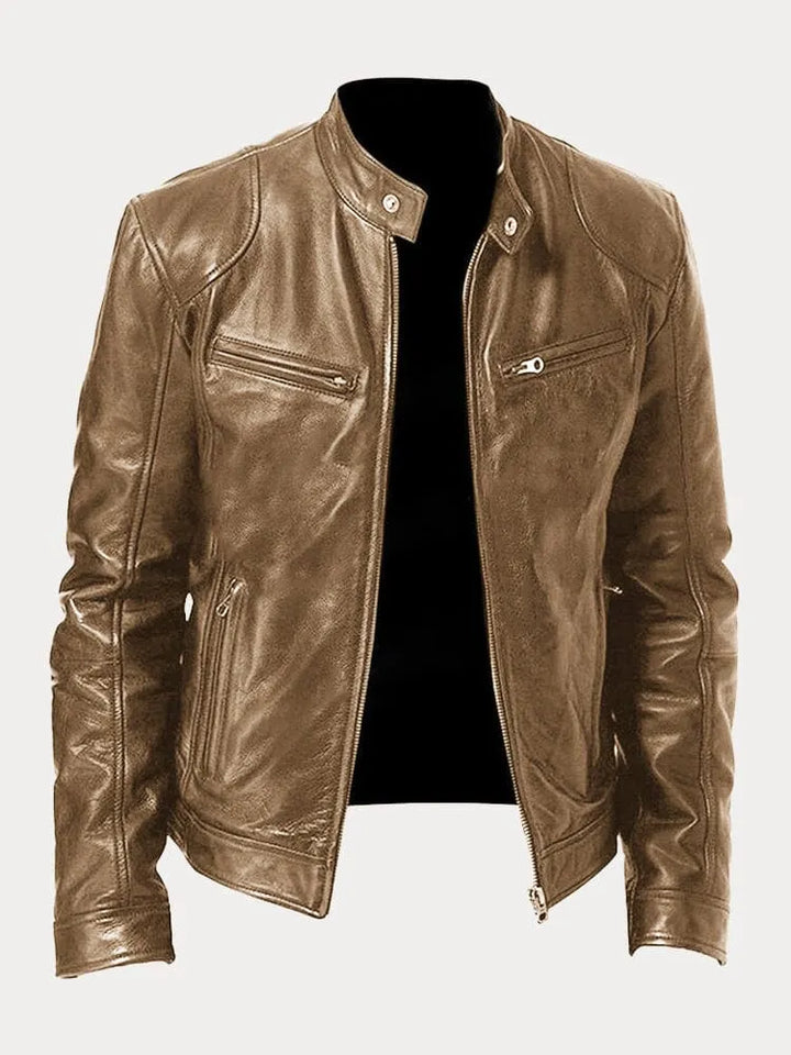 Marco – Chaqueta de cuero con estilo atemporal