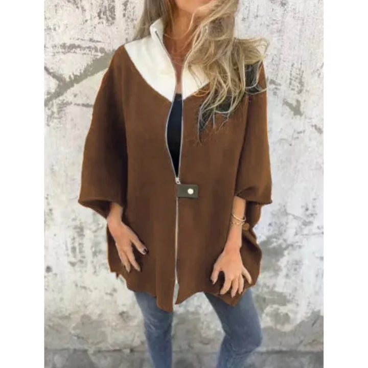Monica – Chaqueta Casual de Cuello Alto para Mujeres