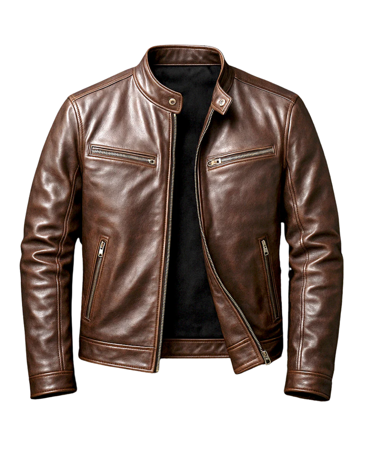 Chaqueta de Cuero Vintage