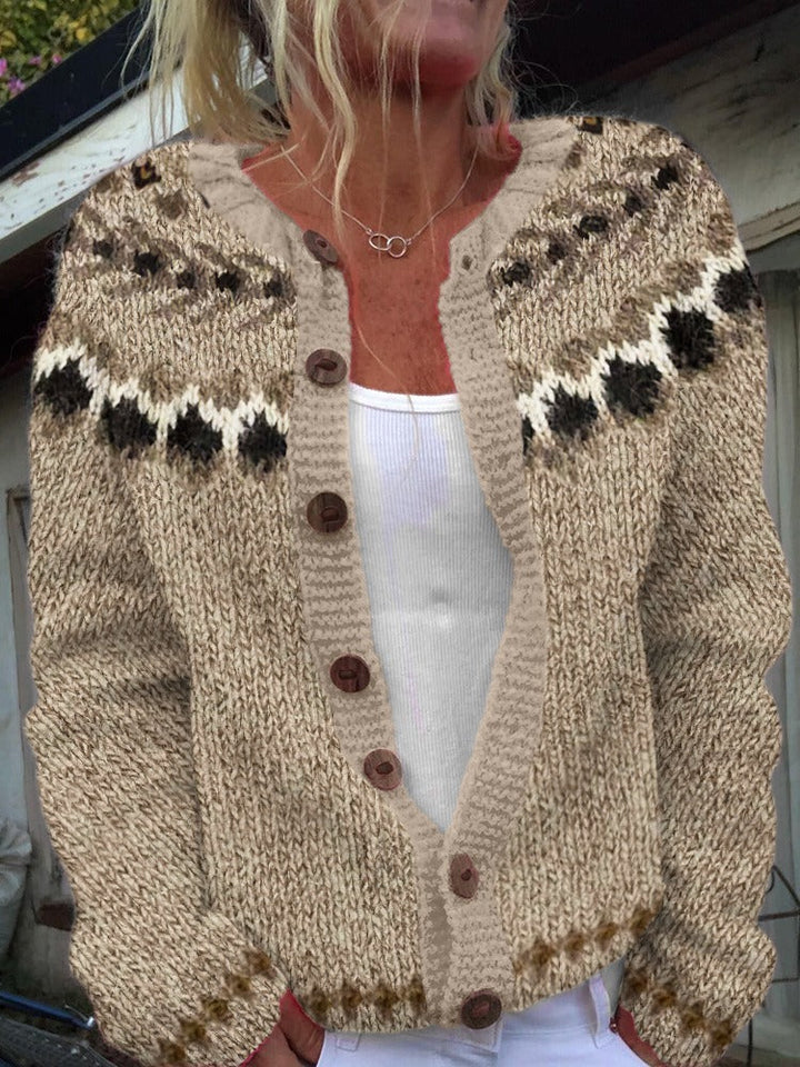 Cárdigan Vintage Islandés Leoni
