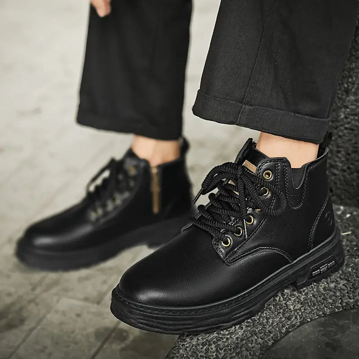 Ambrose – Botas de Cuero Casual con Elegancia Urbana