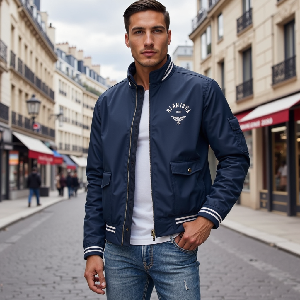 Mateo – Chaqueta bomber moderna y funcional
