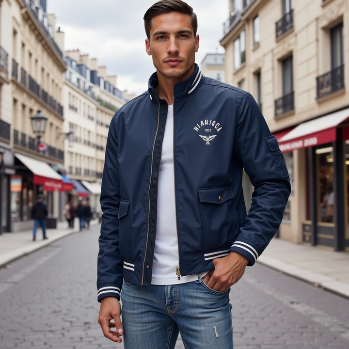 Mateo – Chaqueta bomber moderna y funcional