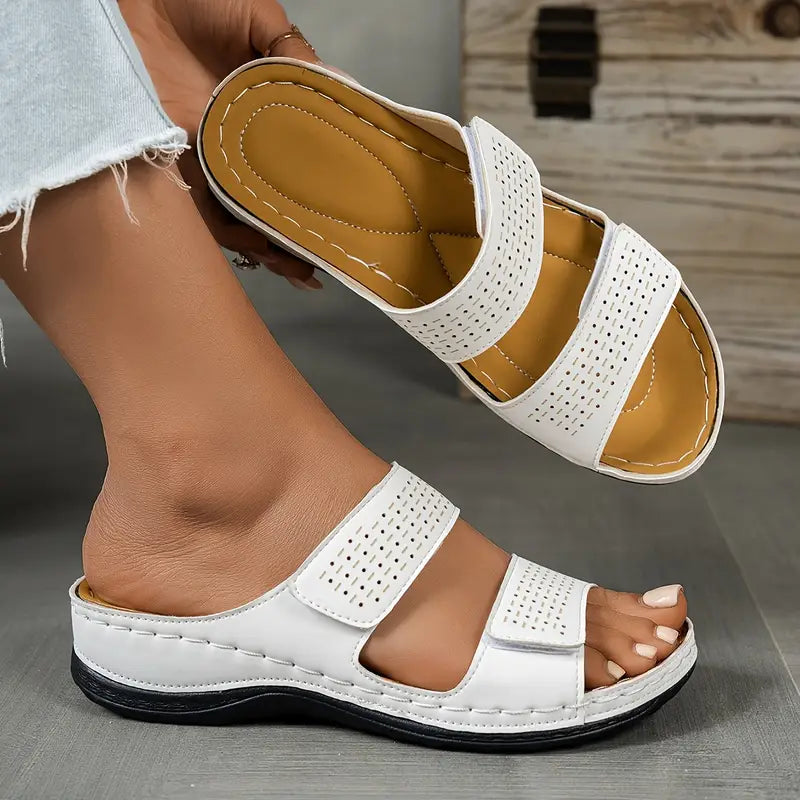 Sandalias ortopédicas diarias para mujer, transpirables y vacías