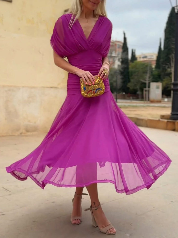 Isolde – Vestido de Boutonniere de Malla Elegante