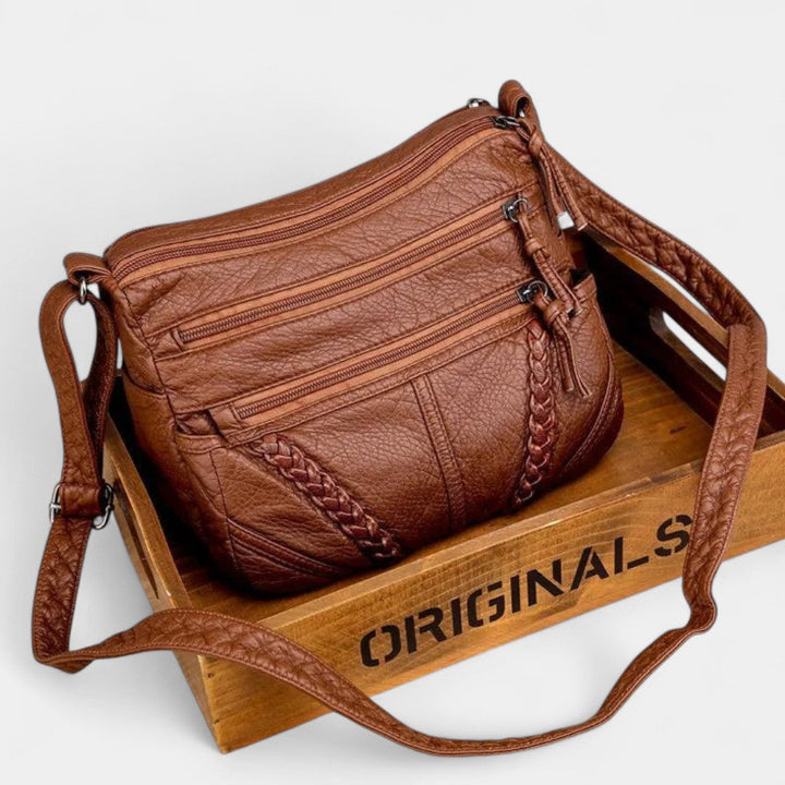 Bolsa de Cuero Elegante Camilla