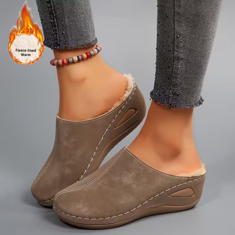 Evelyn – Mocasines Slip-On con Forro de Felpa para Mujer