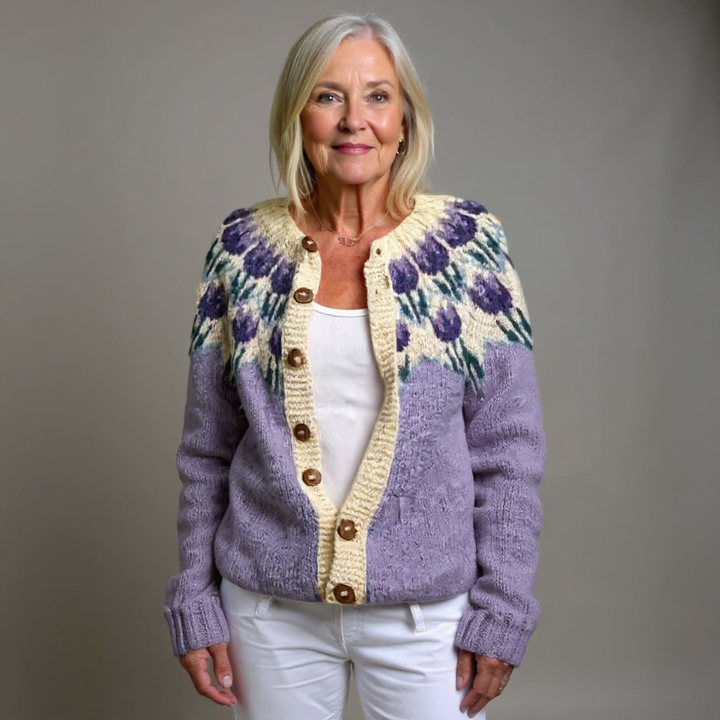 Chaqueta de punto vintage islandesa Matilda