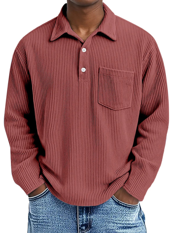 Derek – Polo clásico de color sólido