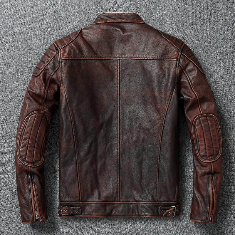 Marco – Chaqueta vintage de cuero con carácter eterno