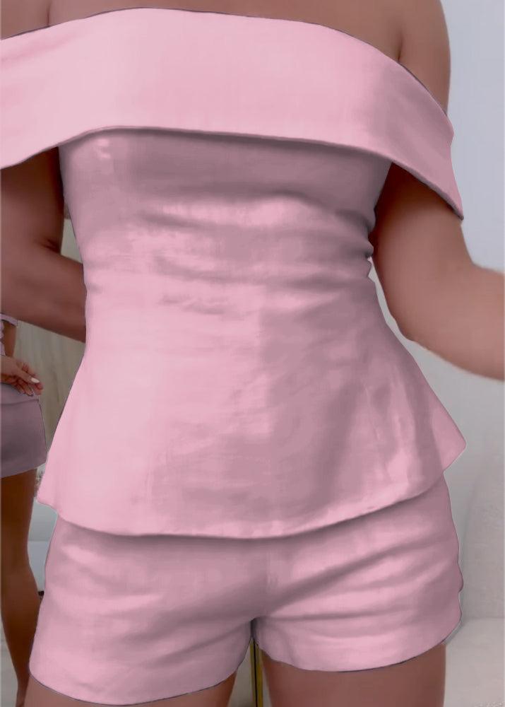 Natalia – Conjunto blanco de pureza elegante