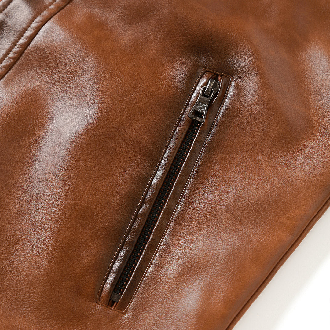 Nico | Chaqueta de cuero Cruiser